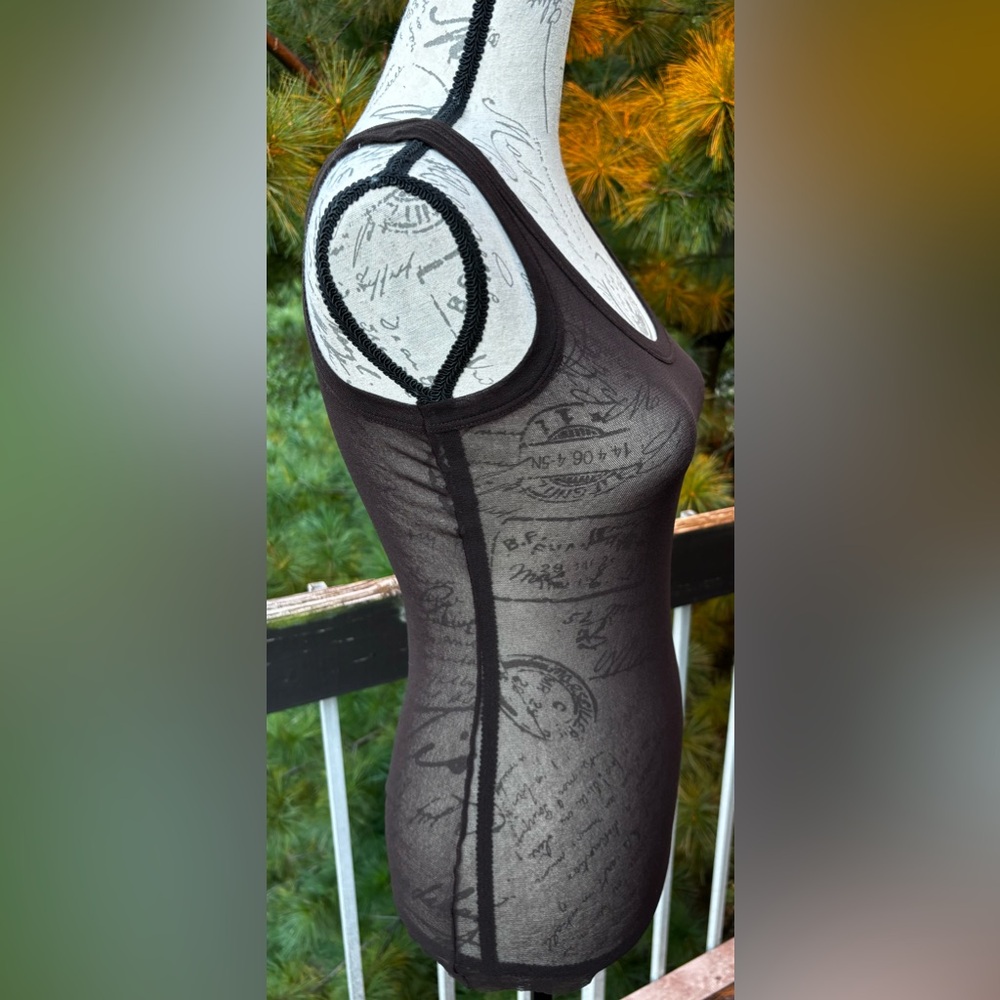 Vintage Jean-Paul Gautier Classique Sheer Tank Top
(M) Brown
Like New/Never Worn - Picture 8 of 10